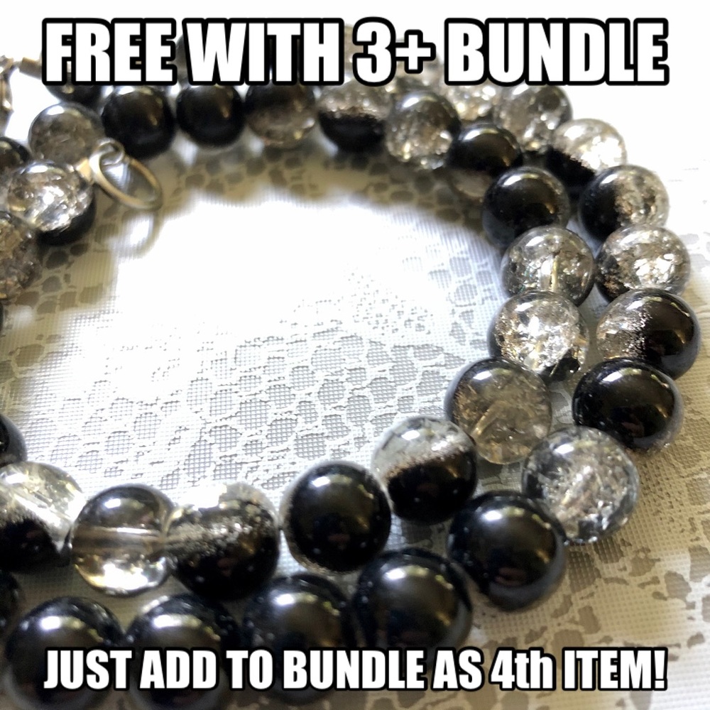 Hand-strung Glass Bead Necklace